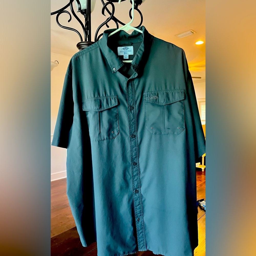 Aftco vented button down fishing shirt